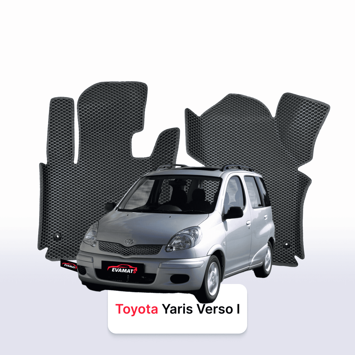 Car mats EVAMATS for Toyota Yaris Verso 1999-2006 year MINIVAN