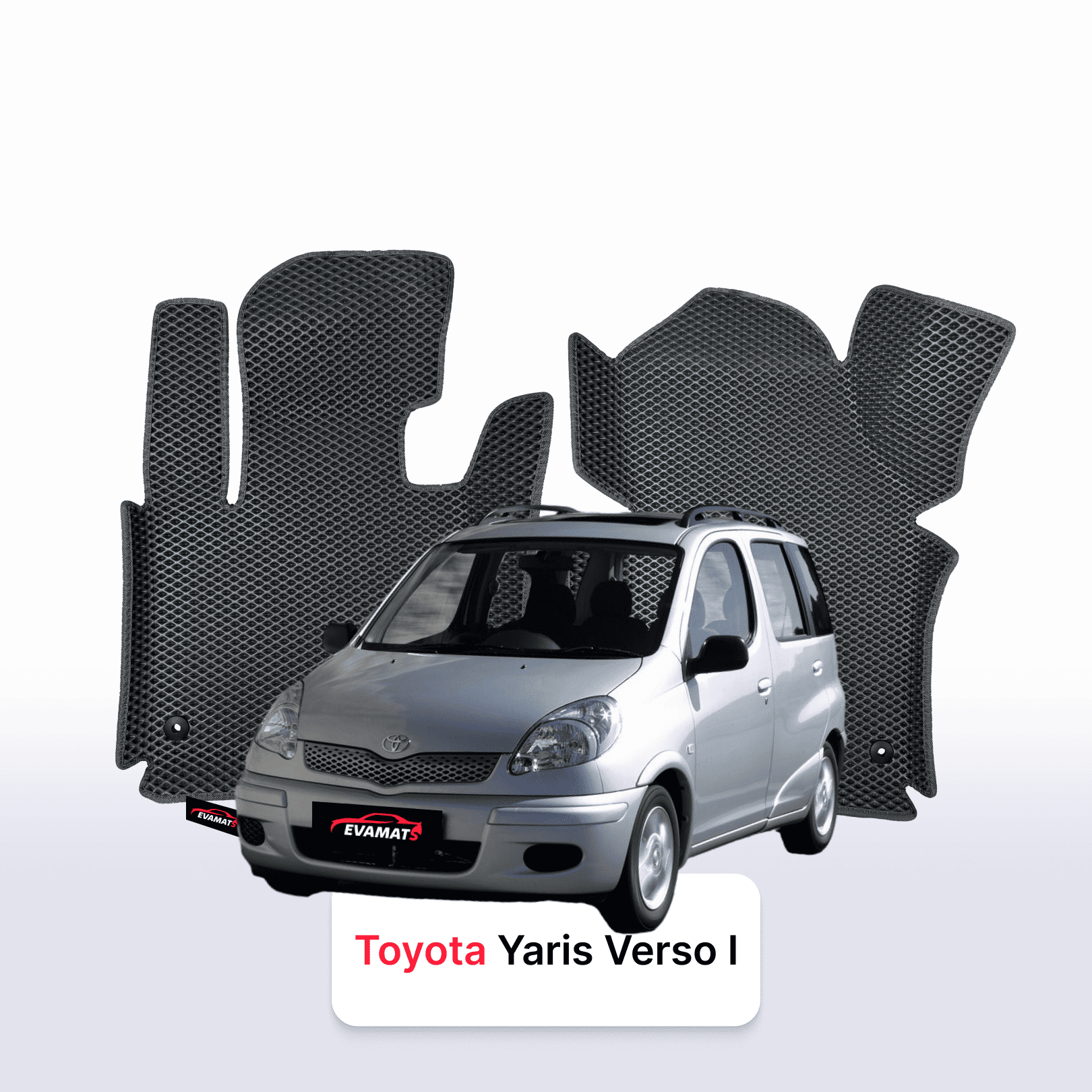 Car mats EVA for Toyota Yaris Verso 1999-2006 year MINIVAN