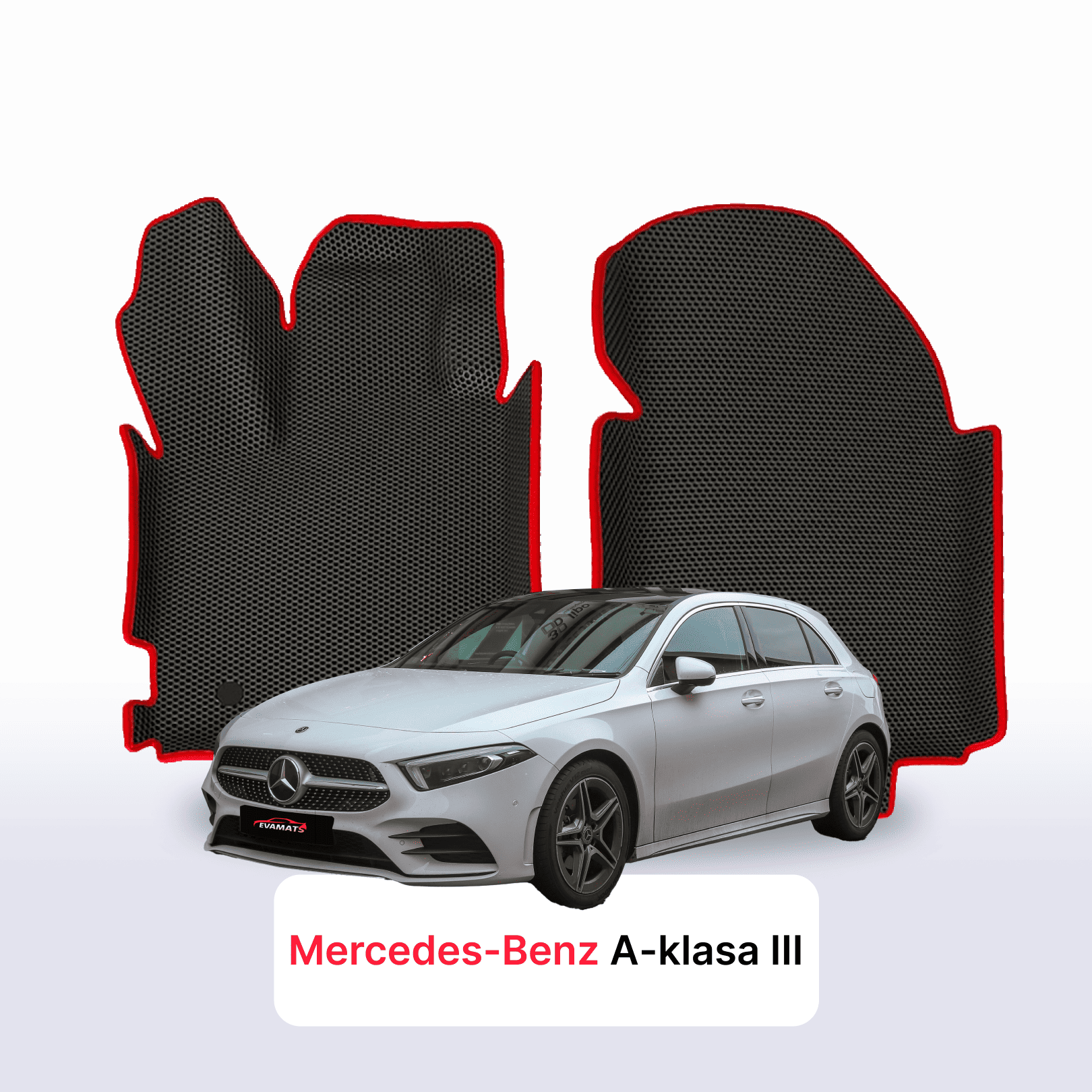 Car mats EVAMATS for Mercedes-Benz A-klasa 4 gen (W177/V177) 2018-2024 HATCHBACK 5 door