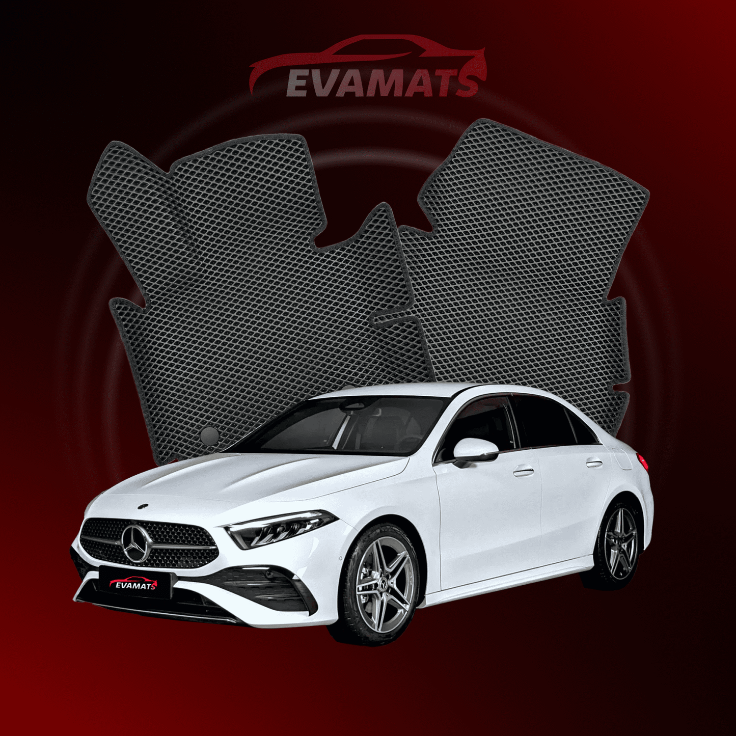 Car mats EVAMATS for Mercedes-Benz A-class 4 gen (W177/V177) 2018-2025 year SEDAN