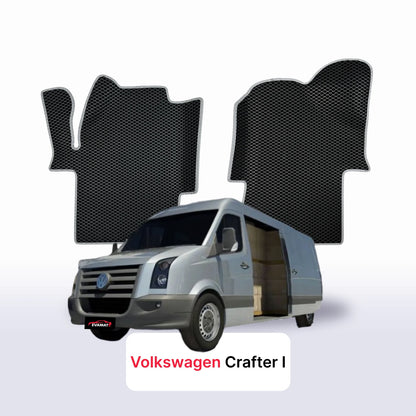 Car mats EVAMATS for Volkswagen Crafter 2006-2016 year VAN KASTEN