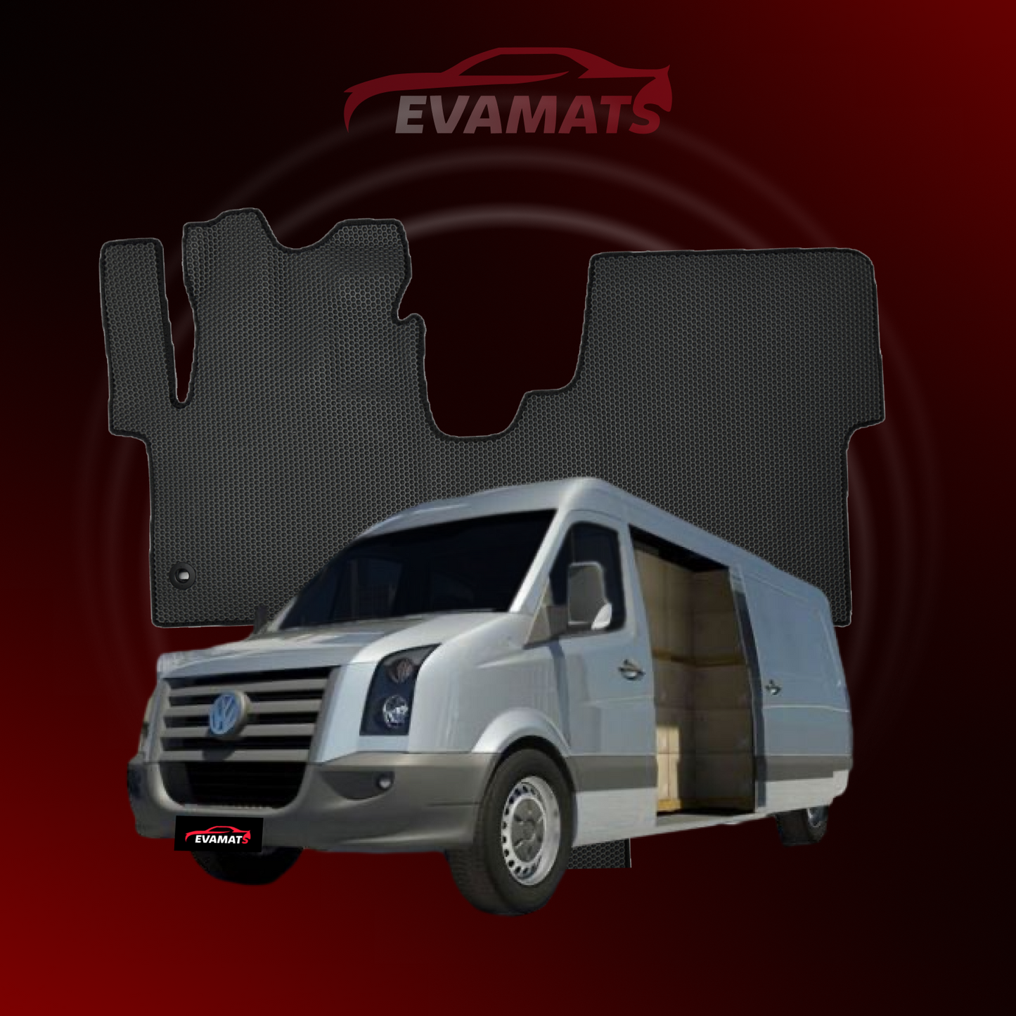 Alfombrillas EVAMATS para Volkswagen Crafter 2006-2016 año VAN KASTEN