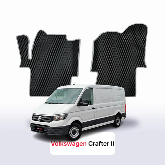 Car mats EVAMATS for Volkswagen Crafter 2 gen 2016-2027 year VAN