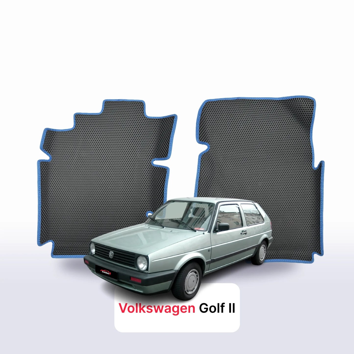 Car mats EVAMATS for Volkswagen Golf(MK2) 2 gen 1983-1992 year HATCHBACK 3 door