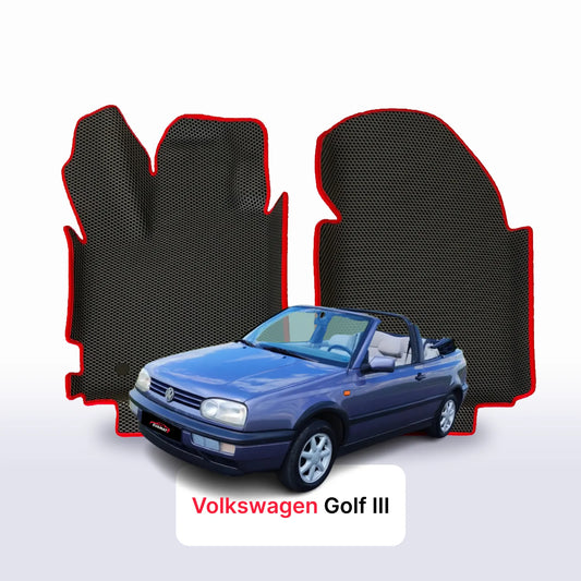 Car mats EVAMATS for Volkswagen Golf(MK3) III gen 1991-2003 year CABRIO