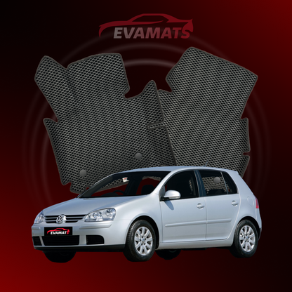 Car mats EVAMATS for Volkswagen Golf(MK5) V gen 2003-2009 year HATCHBACK 5 door