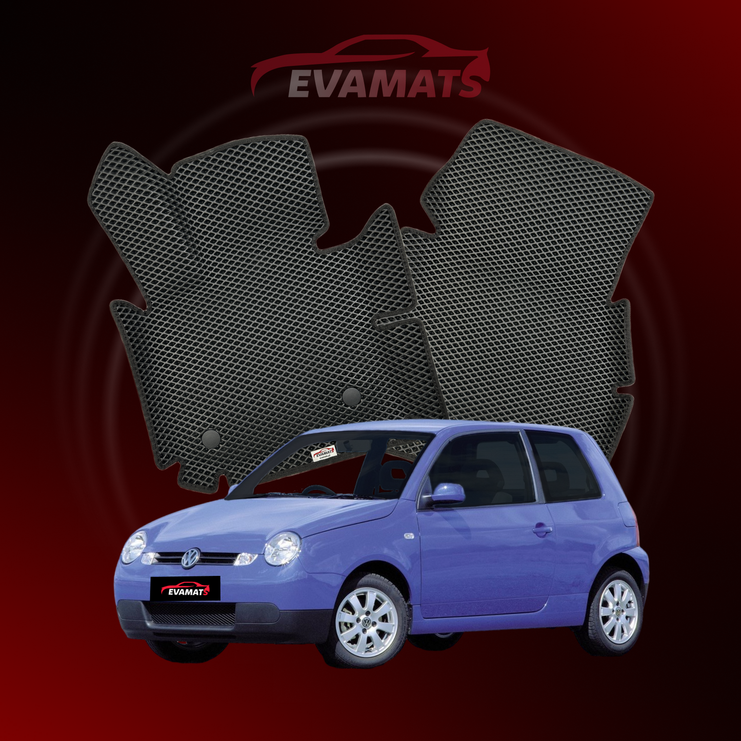 Tapis de voiture EVAMATS pour Volkswagen Lupo I gen 1998-2005 année HATCHBACK 3 portes