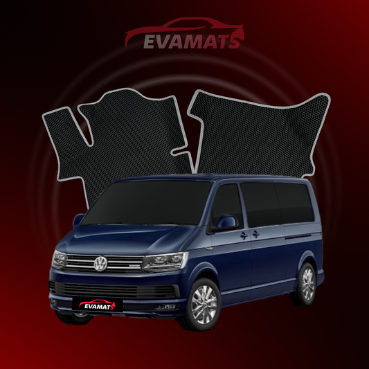 Car mats EVAMATS for Volkswagen Multivan(T6) VI gen 2015-2020 year MINIVAN