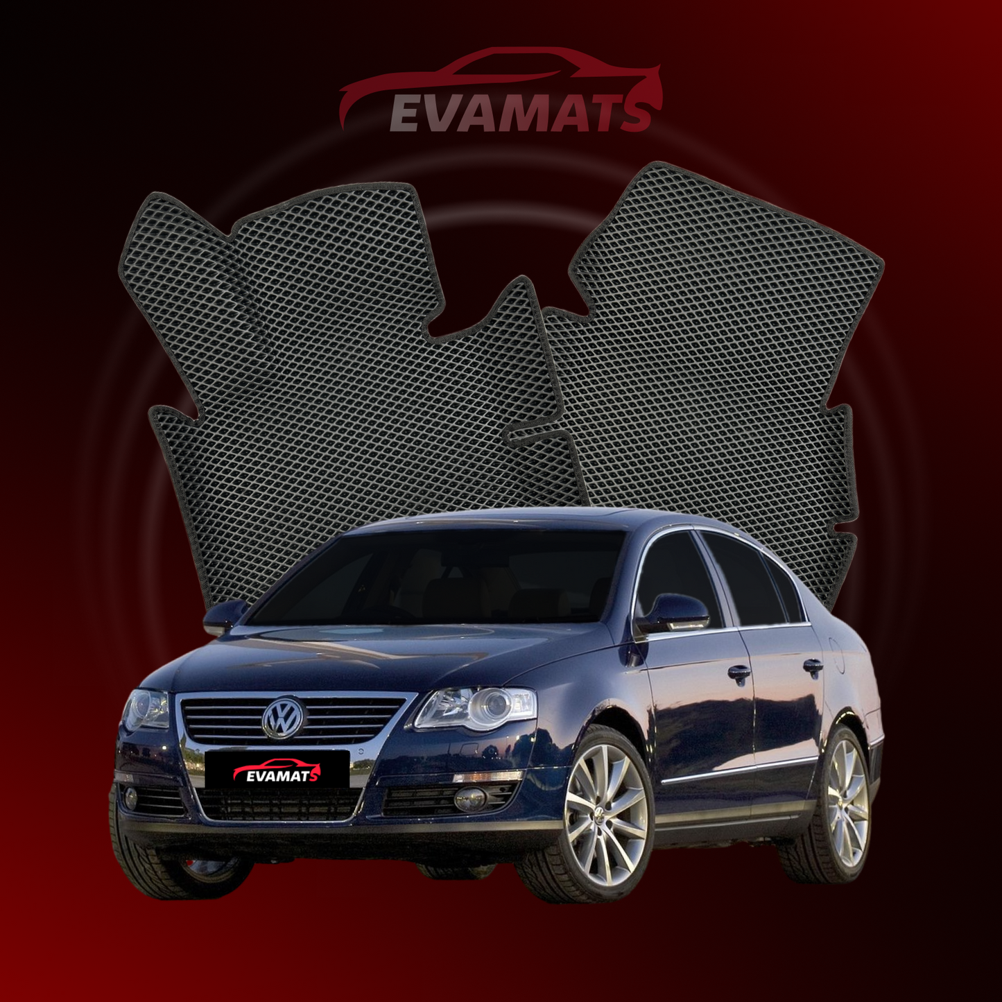 Alfombrillas EVAMATS para Volkswagen Passat(B6) VI gen 2005-2010 año SEDAN