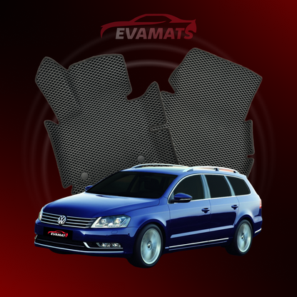 Car mats EVAMATS for Volkswagen Passat(B7) VII gen 2011-2015 year STATION WAGON