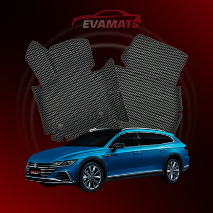 Tappetini per auto EVAMATS per Volkswagen Passat CC II generazione 2018-2025 anno STATION WAGON