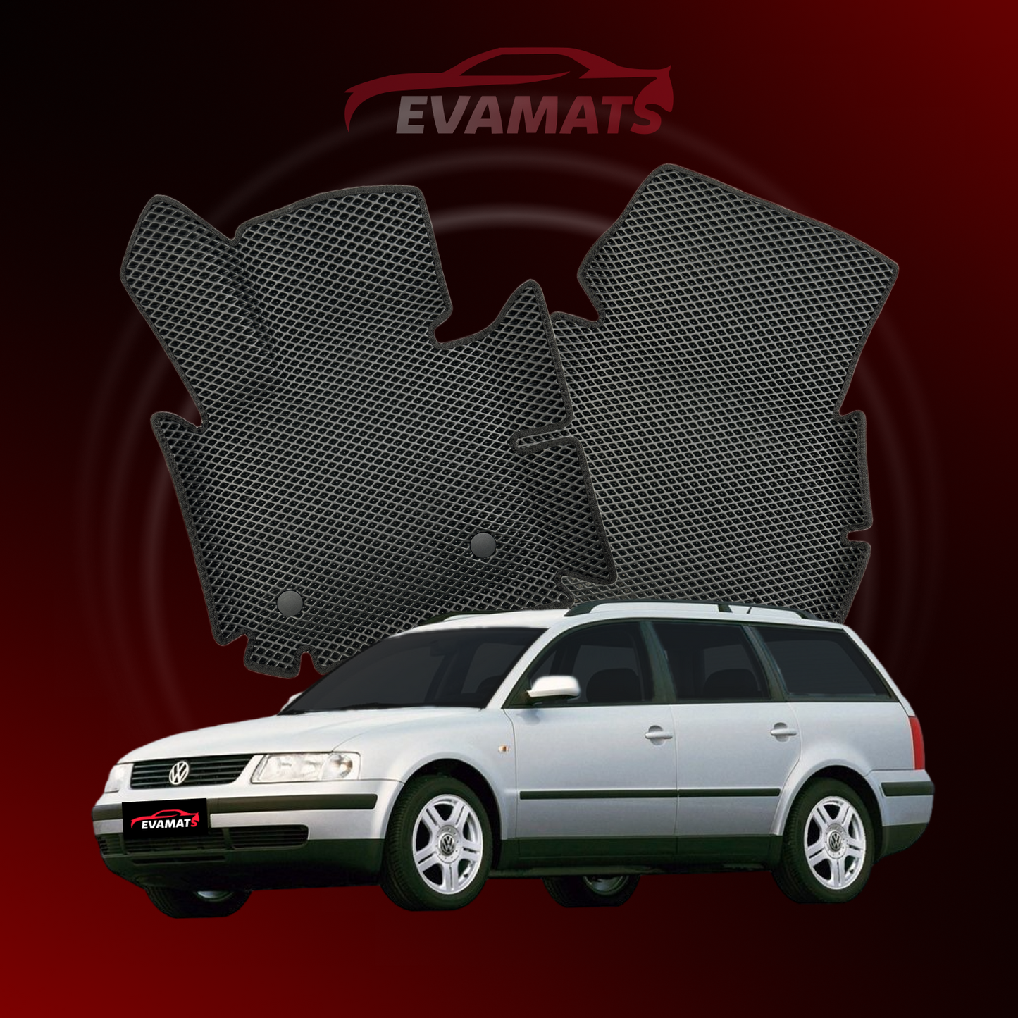 Car mats EVAMATS for Volkswagen Passat(B5) V gen 1996-2005 year STATION WAGON