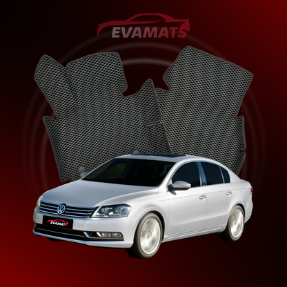 Car mats EVAMATS for Volkswagen Passat(B7) VII gen 2011-2015 year SEDAN