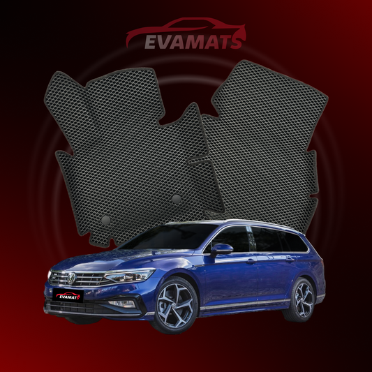 Car mats EVAMATS for Volkswagen Passat(B8) VIII gen 2014-2023 year STATION WAGON