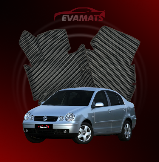 Car mats EVAMATS for Volkswagen Polo Classic(MK4) IV gen 2001-2009 year SEDAN