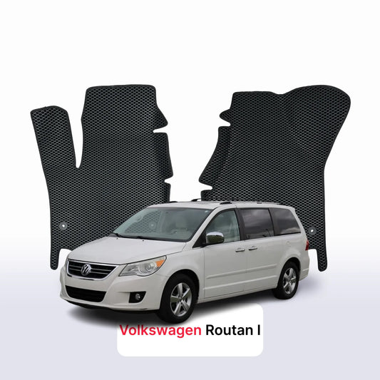 Car mats EVAMATS for Volkswagen Routan I gen 2008-2013 year MINIVAN