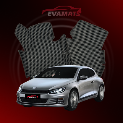 Car mats EVAMATS for Volkswagen Scirocco III gen 2008-2017 year HATCHBACK 3 door