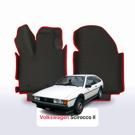 Car mats EVAMATS for Volkswagen Scirocco II gen 1981-1992 year COUPE 3 door
