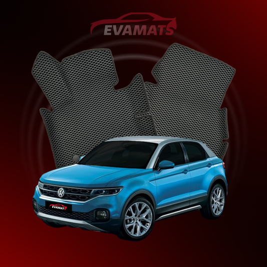 Alfombrillas de coche EVAMATS para Volkswagen T-Cross I gen 2018-2025 SUV