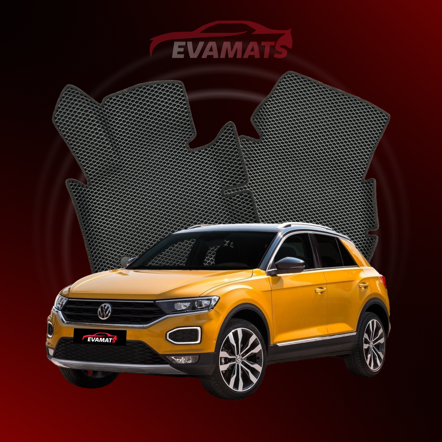 Car mats EVAMATS for Volkswagen T-Roc I gen 2017-2025 year SUV