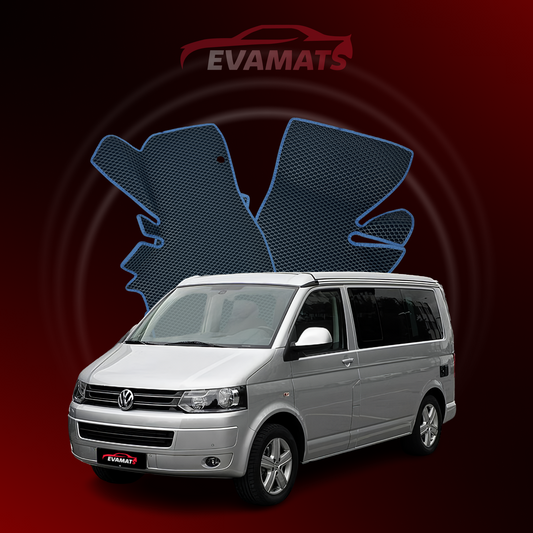 Car mats EVAMATS for Volkswagen Transporter Caravelle(T5) V gen 2003-2015 year MINIVAN