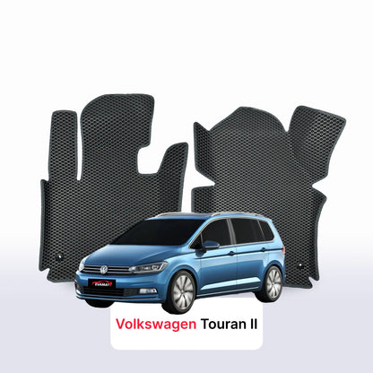 Car mats EVA for Volkswagen Touran II gen 2015-2027 year MINIVAN