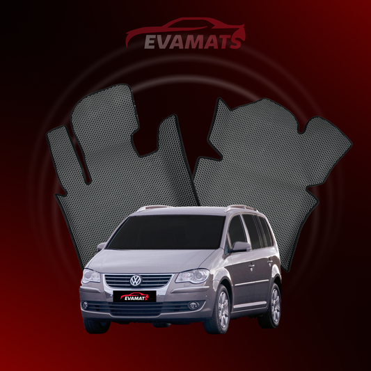 Car mats EVAMATS do Volkswagen Touran I gen 2003-2010 year MINIVAN 7 seater