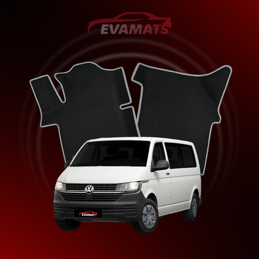 Car mats EVAMATS for Volkswagen Transporter Highline(T6) VI gen 2015-2024 year MINIVAN