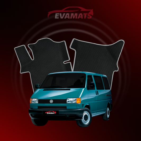 Car mats EVAMATS for Volkswagen Transporter(T4) IV gen 1990-2003 year MINIVAN