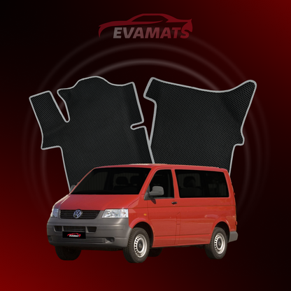 Autokoberce EVAMATS pro Volkswagen Transporter(T5) V gen 2003-2015 rok MINIVAN