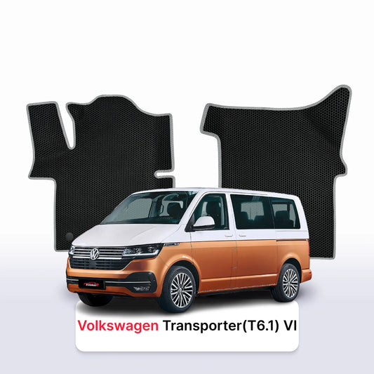 Car mats EVAMATS for Volkswagen Transporter(T6.1) VI gen 2019-2027 year MINIVAN