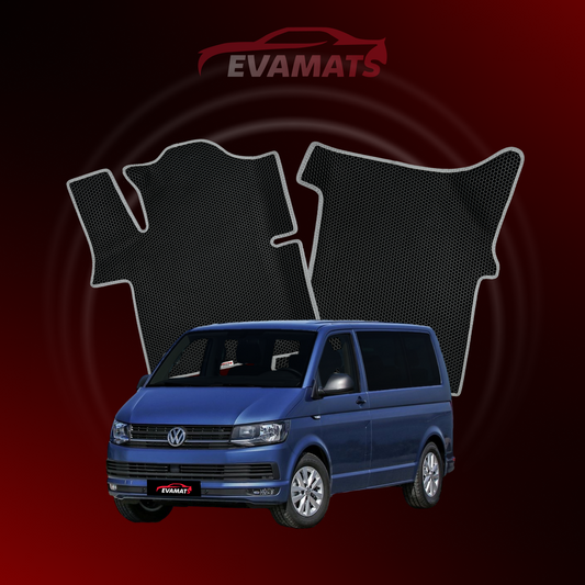 Car mats EVAMATS for Volkswagen Transporter(T6) VI gen 2015-2025 year MINIVAN