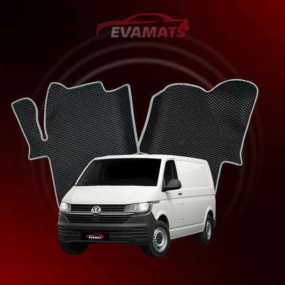 Car mats EVAMATS for Volkswagen Transporter(T6) VI gen 2015-2024 year VAN LONG