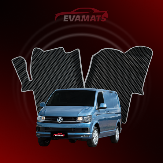 Car mats EVAMATS for Volkswagen Transporter(T6) VI gen 2015-2024 year VAN