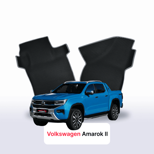 Car mats EVAMATS for Volkswagen Amarok II gen 2022-2028 year PICK-UP double cabin