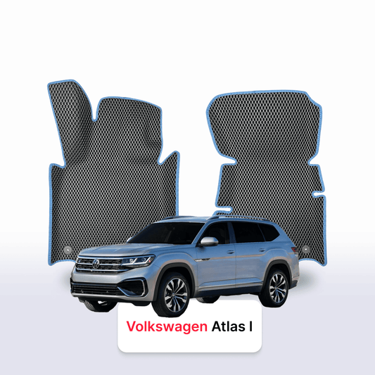 Car mats EVAMATS for Volkswagen Atlas I gen 2017-2025 year SUV 7 seater