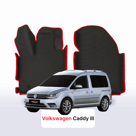 Car mats EVAMATS for Volkswagen Caddy III gen 2004-2020 year MINIVAN 5  seater