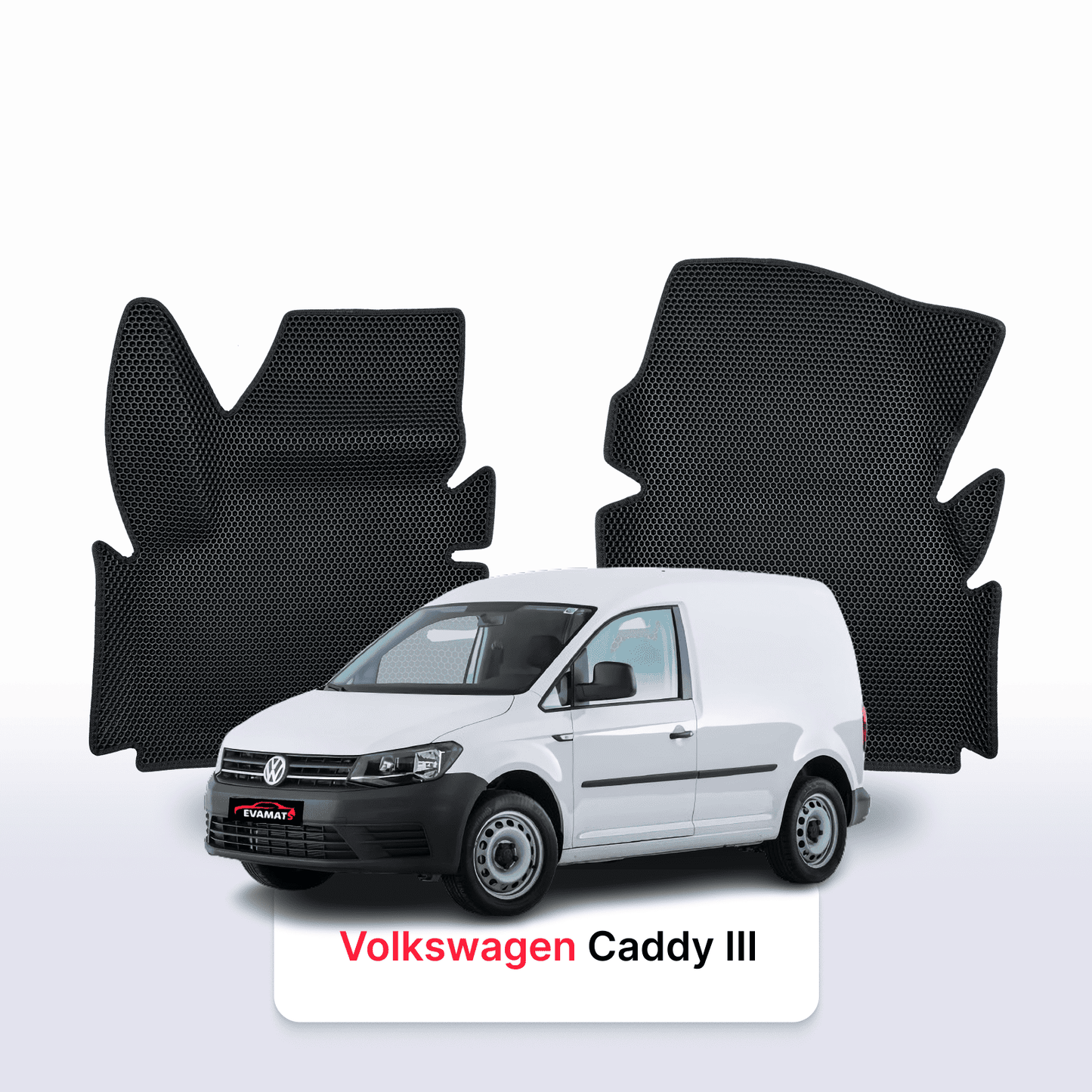 Car mats EVAMATS for Volkswagen Caddy III gen 2004-2020 year VAN