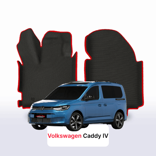 Car mats EVAMATS for Volkswagen Caddy IV gen 2020-2024 year MINIVAN 5 seater