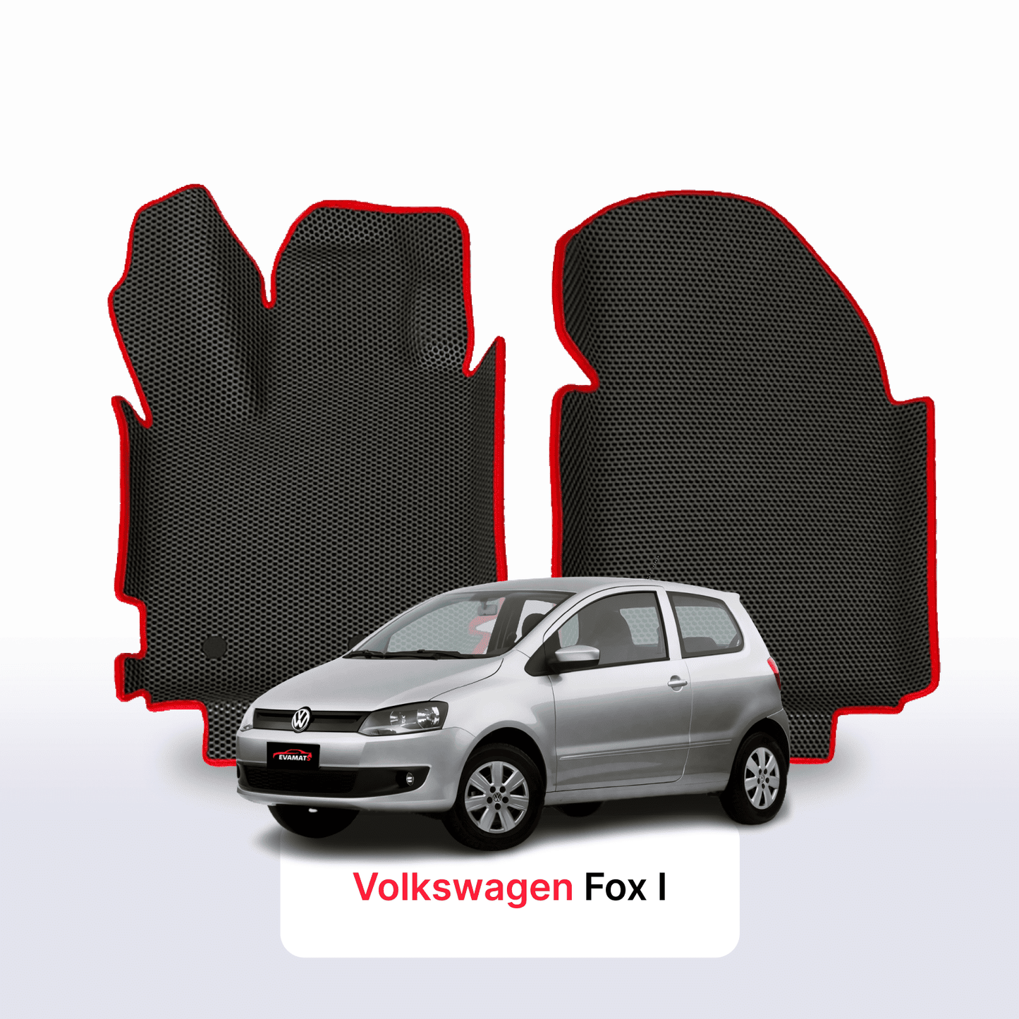 Car mats EVAMATS for Volkswagen Fox I gen 2003-2021 year HATCHBACK 3 door