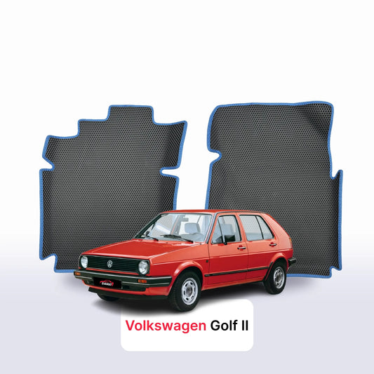 Car mats EVAMATS for Volkswagen Golf(MK2) 2 gen 1983-1992 year HATCHBACK 5 door