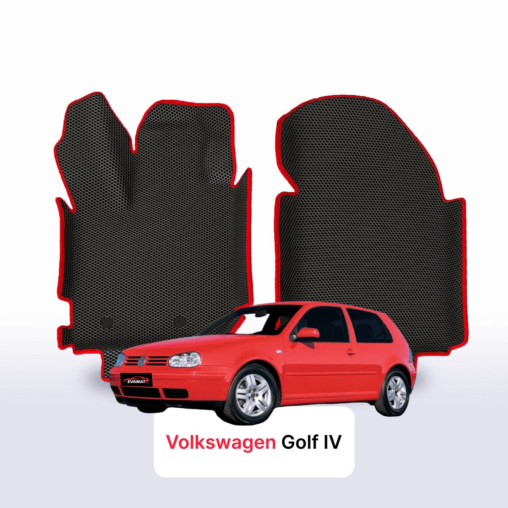 Car mats EVA for Volkswagen Golf(MK4) IV gen 1997-2006 year HATCHBACK 3 door