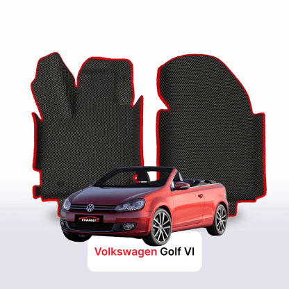 Car mats EVAMATS for Volkswagen Golf (MK6) VI gen 2008-2012 year CABRIO