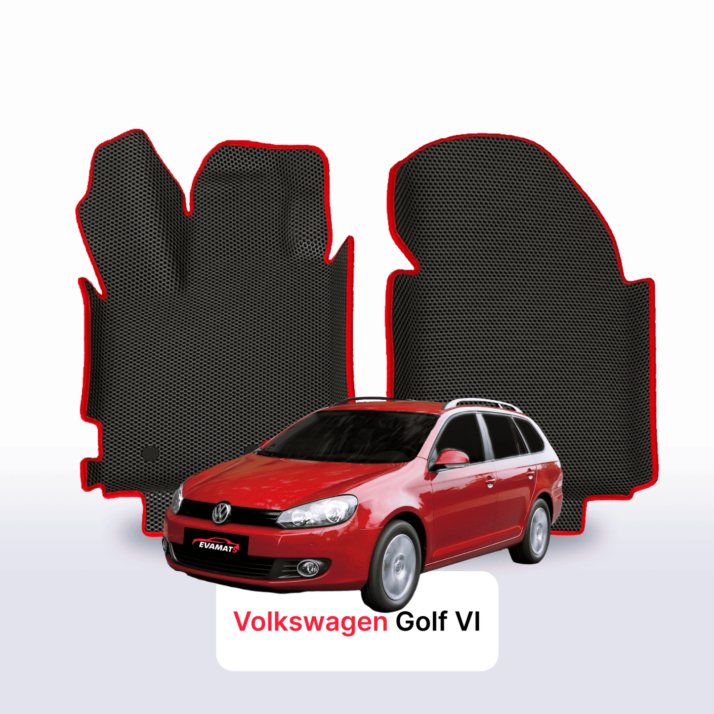 Car mats EVAMATS for Volkswagen Golf (MK6) VI gen 2008-2012 year STATION WAGON