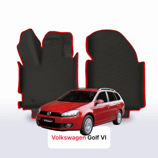 Car mats EVAMATS for Volkswagen Golf (MK6) VI gen 2008-2012 year STATION WAGON