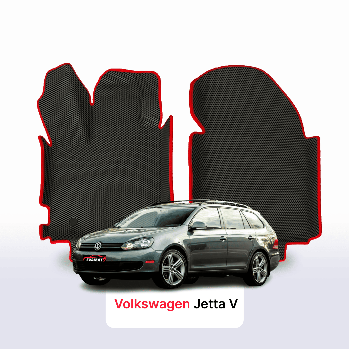 Car mats EVAMATS for Volkswagen Jetta USA Sportwagen V gen 2005-2014 year STATION WAGON
