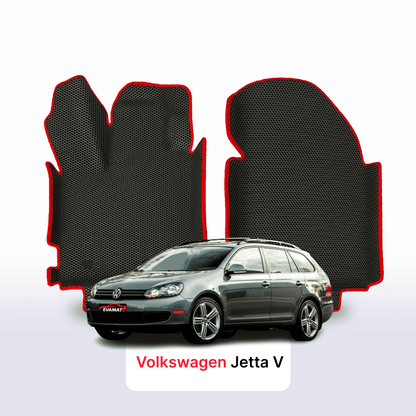 Car mats EVAMATS for Volkswagen Jetta USA Sportwagen V gen 2005-2014 year STATION WAGON