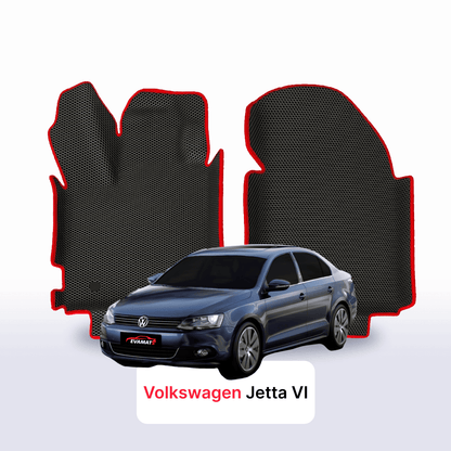Car mats EVAMATS for Volkswagen Jetta VI gen 2010-2019 year SEDAN