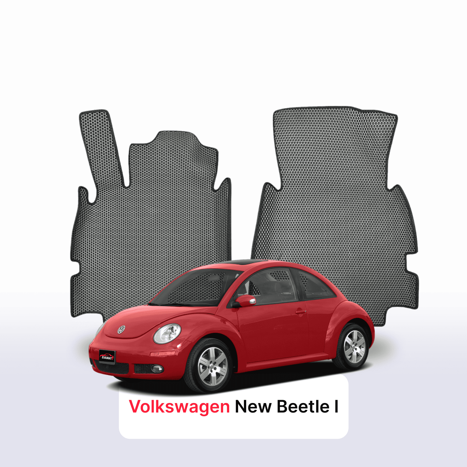 Car mats EVA for Volkswagen New Beetle 1 gen 1997-2010 year HATCHBACK 3 door