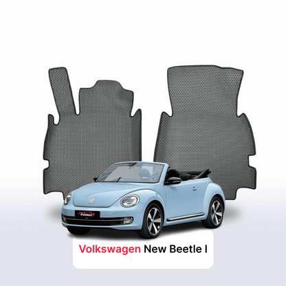 Car mats EVAMATS for Volkswagen New Beetle 1 gen 1997-2010 year CABRIO